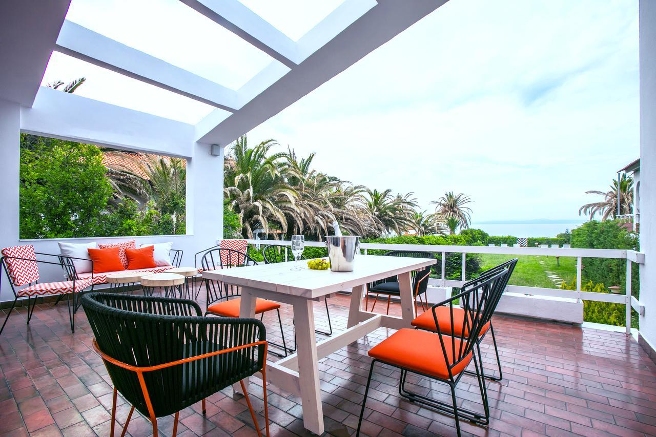Hestia Beachfront Villa بوليخرونو المظهر الخارجي الصورة